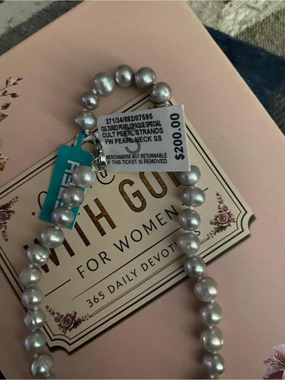 Macy's Silver-Luster Cultured Pearl Strand Necklace